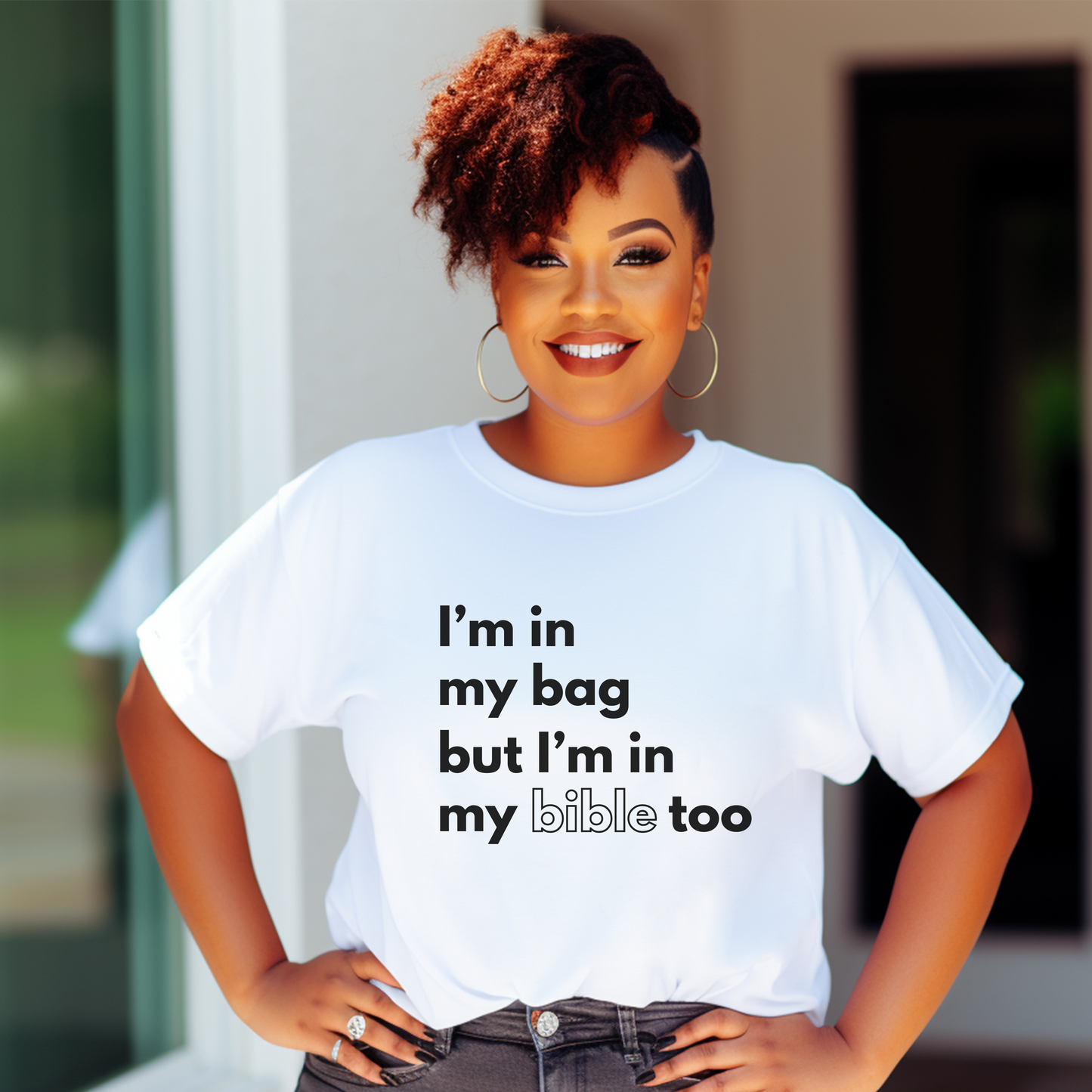 In My Bag and Bible T Shirt