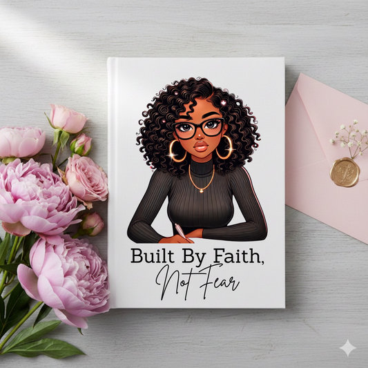 Built By Faith, Not Fear UV DTF Journal Decal