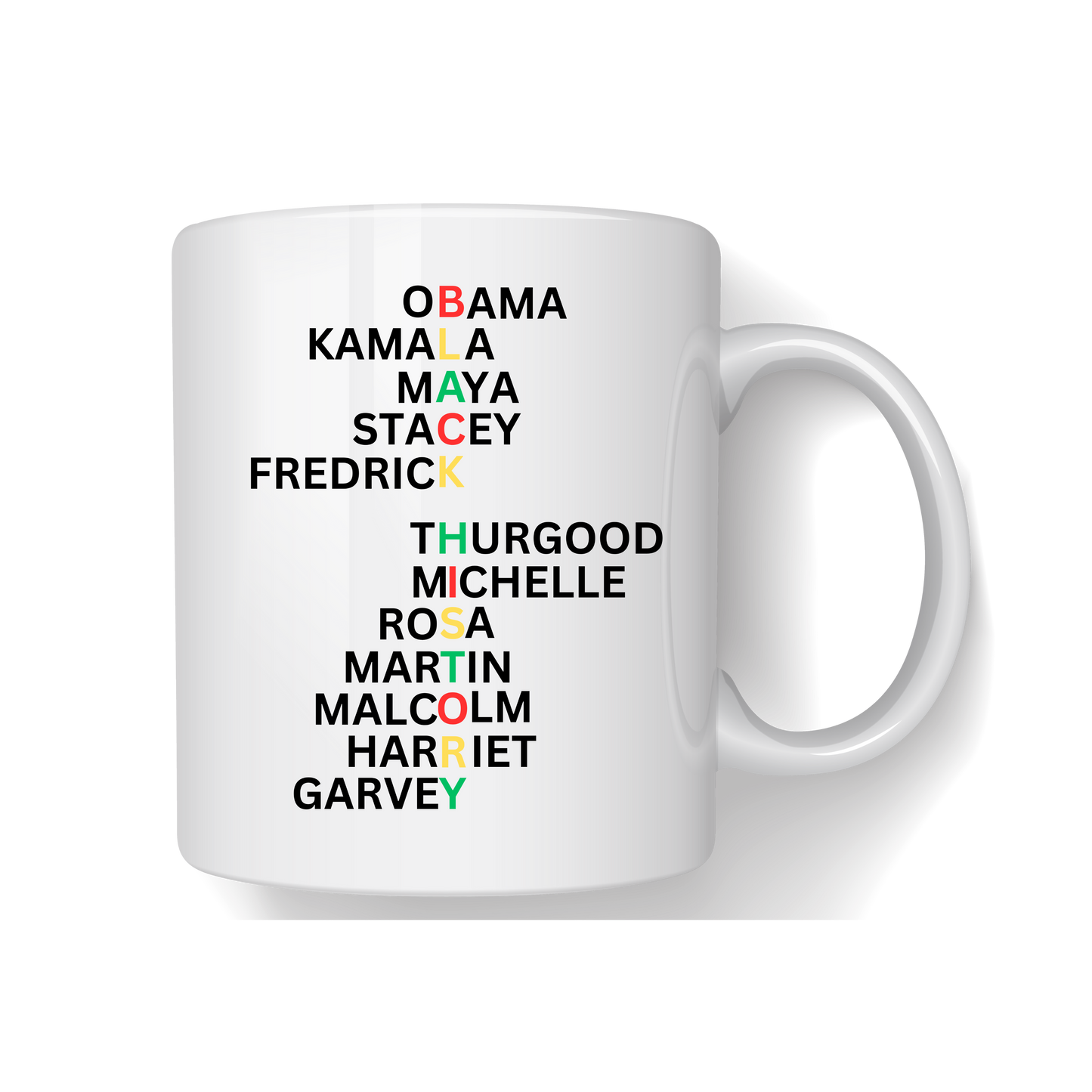 Celebrating Our Heritage Black History Mugs