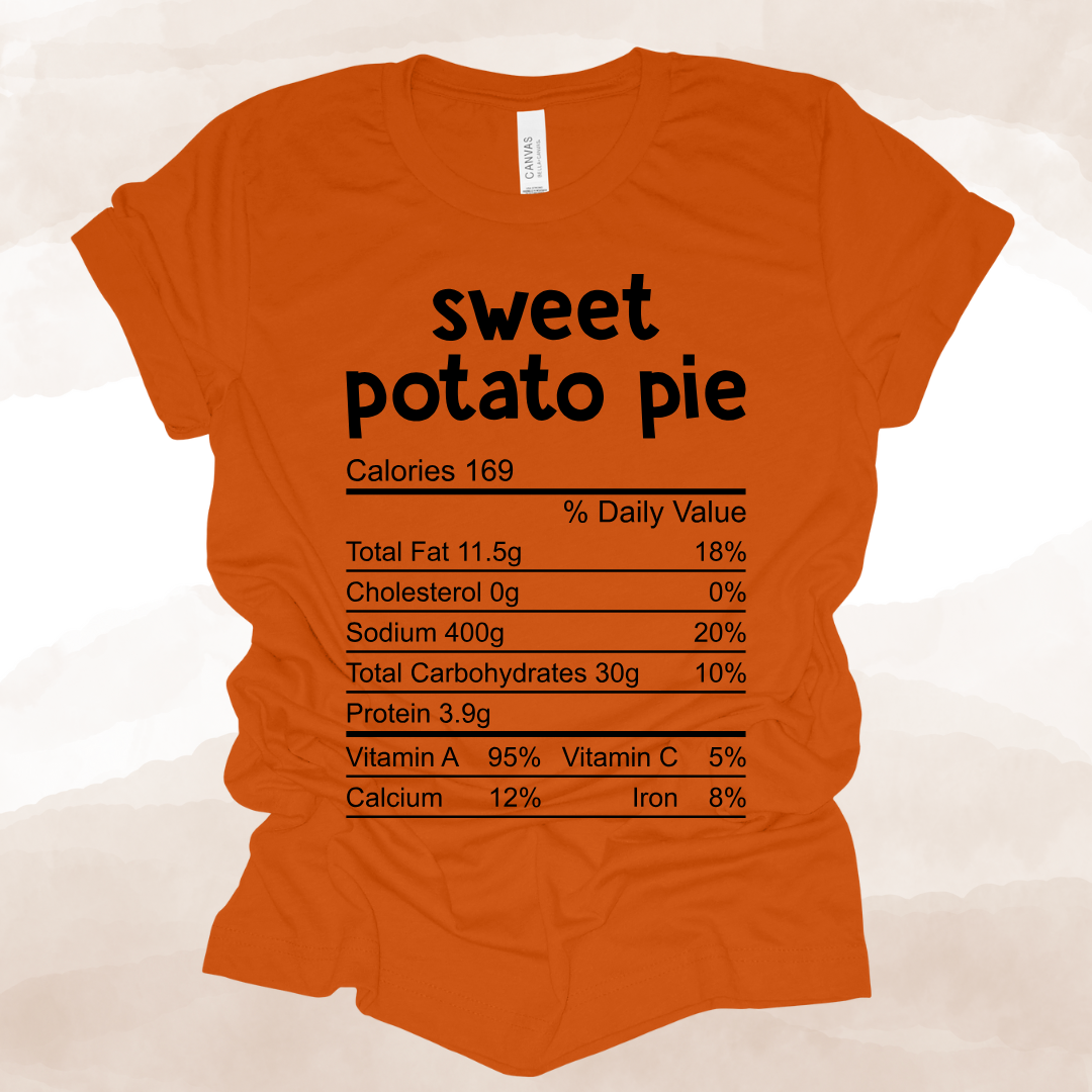 Thanksgiving Nutritional Facts T Shirts