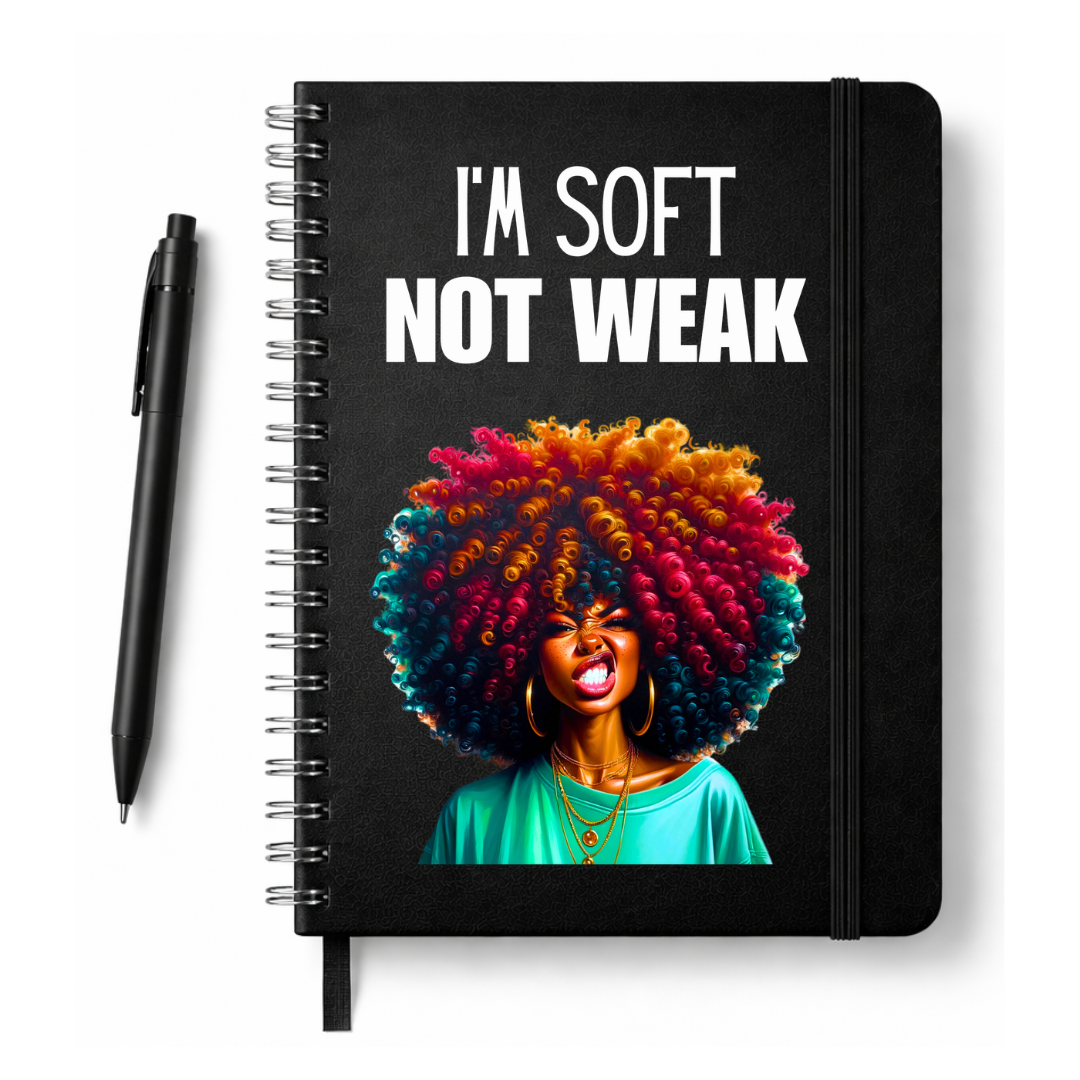I'm Soft, Not Weak Journal +Bookmark