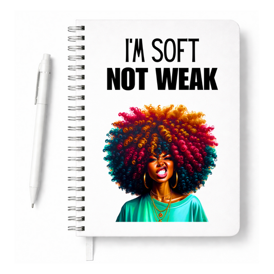 I'm Soft, Not Weak UVDTF Journal Decal