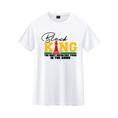 Black King Father's Day T Shirt