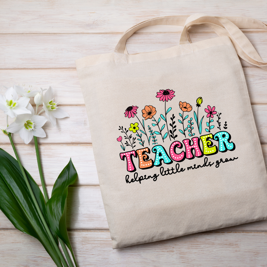 Teacher Helping Little Humans Grow Tote Bag