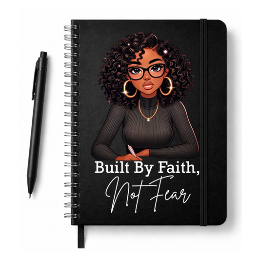 Build By Faith, Not Fear Journal + Bookmark