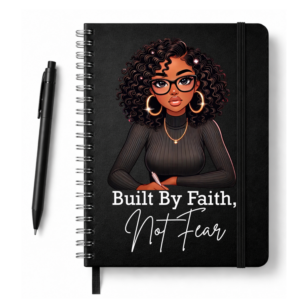 Built By Faith, Not Fear UV DTF Journal Decal