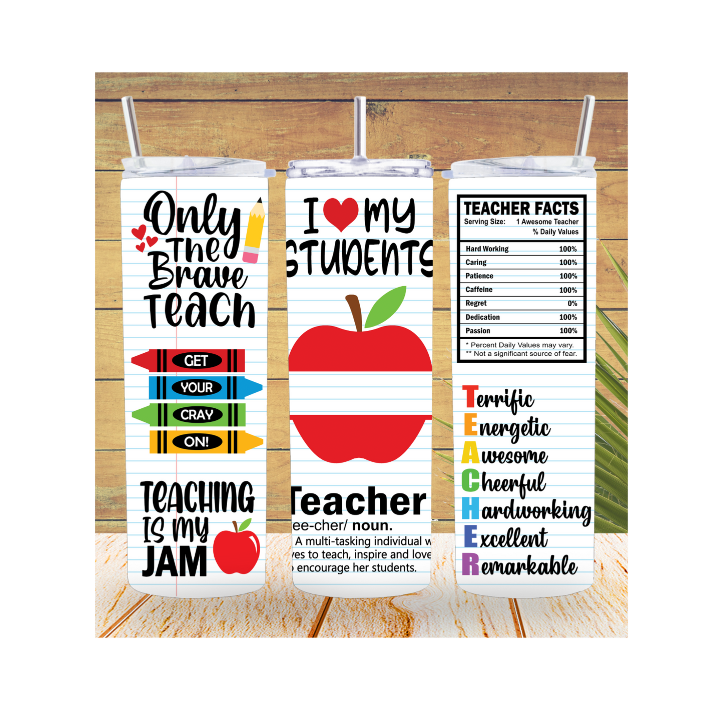 Teaching Is My Jam Sublimation Tumbler (20 oz)