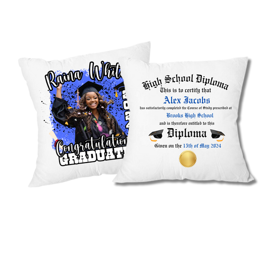 2024 Custom Graduation Pillow