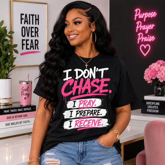 I Don't Chase I Pray, I Prepare, I Receive