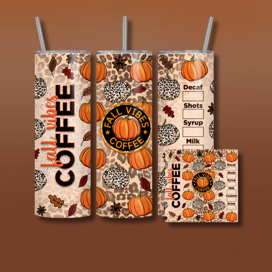 Fall Vibes Sublimation Tumbler (20 oz.)