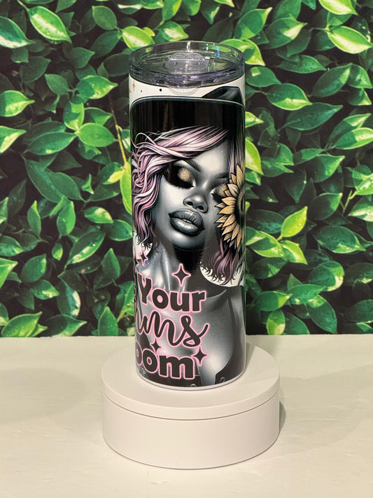 Bloom Sis, Bloom Sunflower Sublimation Tumbler