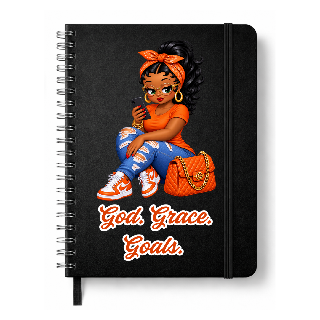 Orange God. Grace. Goals UVDTF Decal