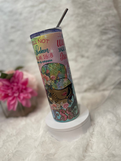 Just Blessed Custom Sublimation Tumbler