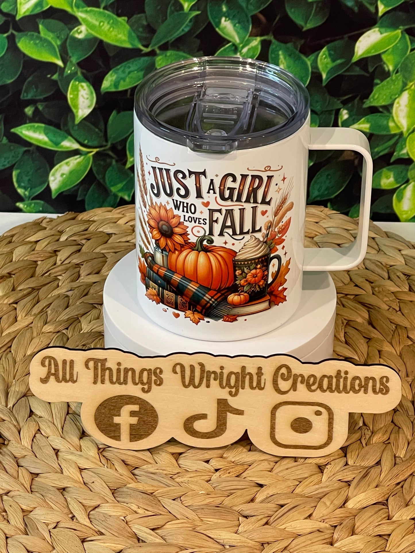 Just A Girl Who Loves Fall Sublimation Mug