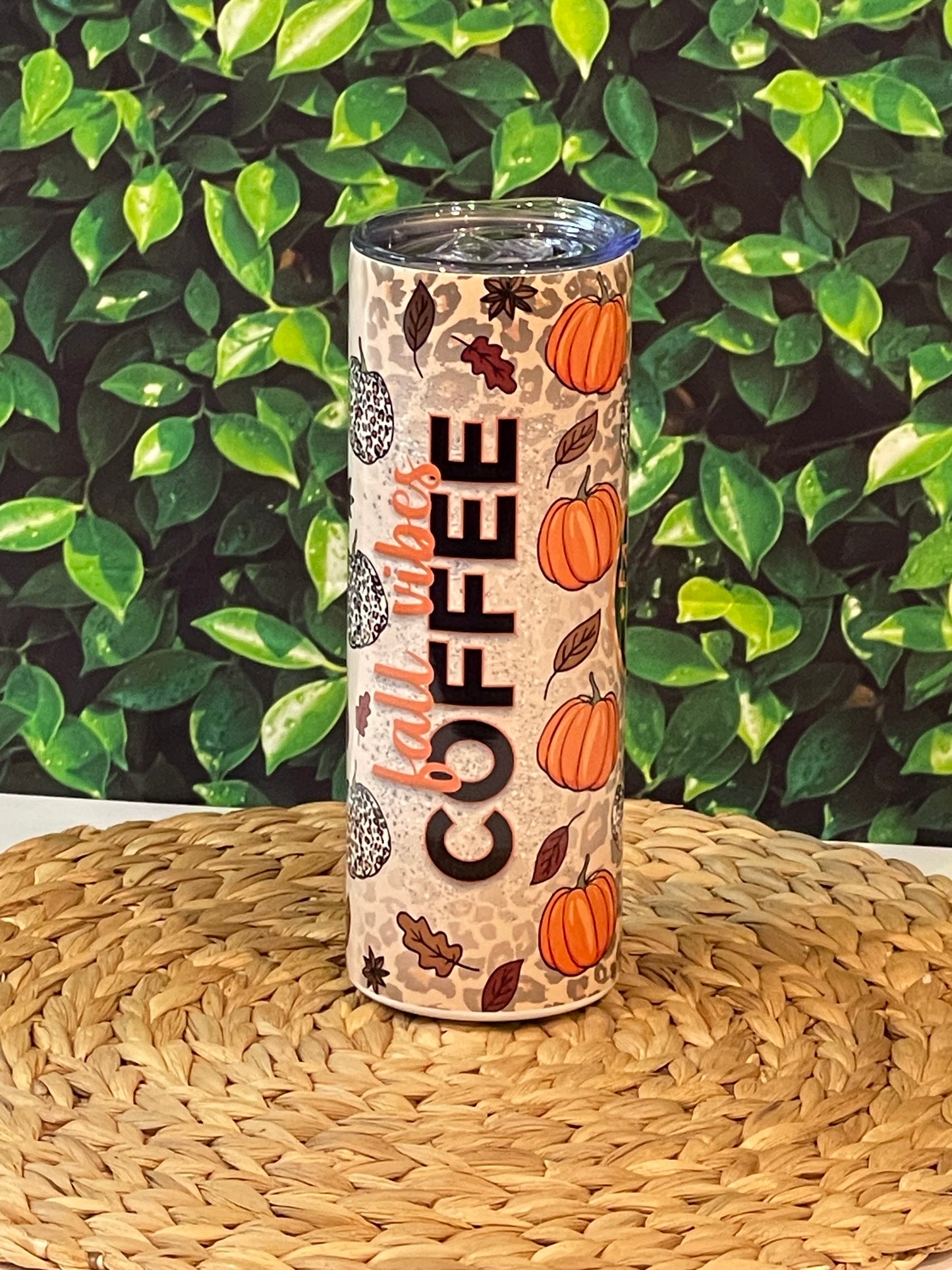 Fall Coffee Vibes Sublimation Tumbler