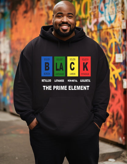 Black the Prime Element Hoodie Sweatshirt