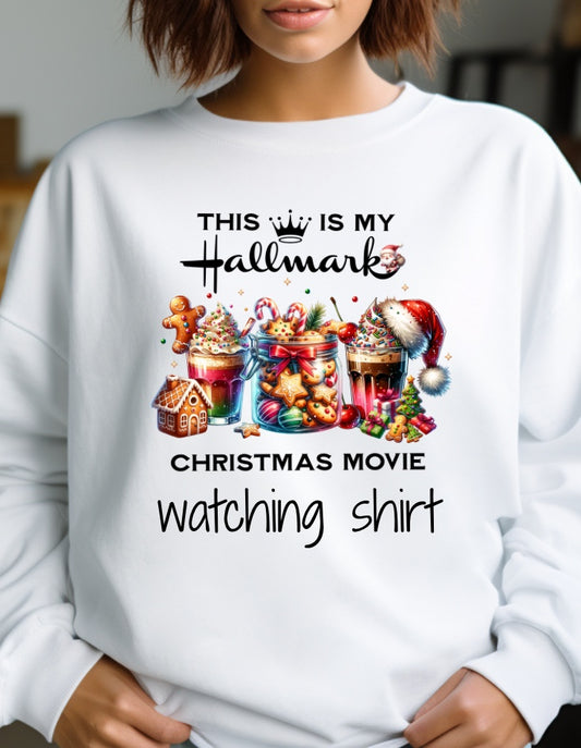 This Is My Hallmark Christmas Movie Watching Sweatshirt