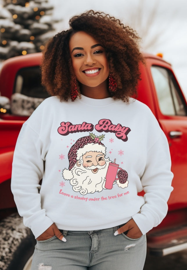 Santa Baby Christmas Sweatshirt