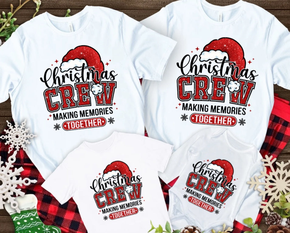 Merry Christmas Crew T Shirt