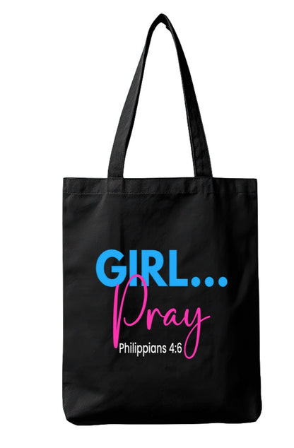 Girl…Pray T Shirt and Tote Bag Bundle