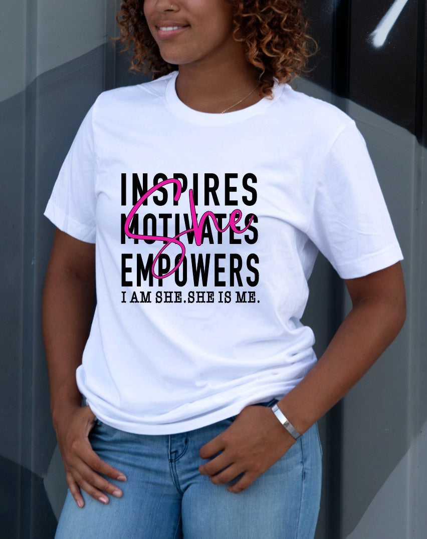 Inspires.Motivates.Empowers T Shirt
