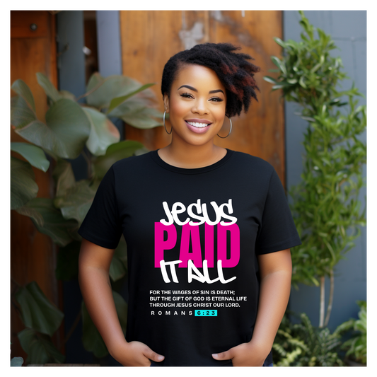 Jesus Paid It All DTF Transfer