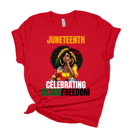 Juneteenth Celebrating Freedom T Shirt