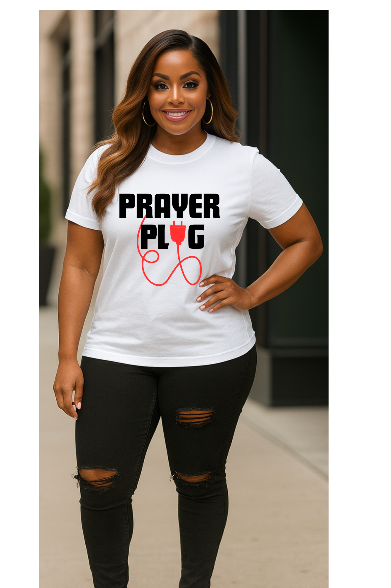 Prayer Plug T Shirt