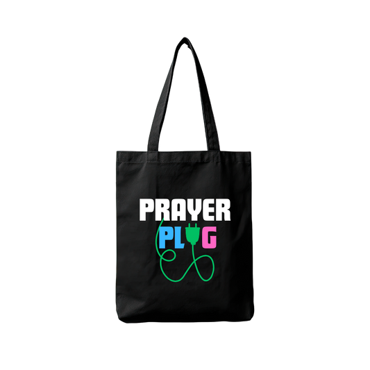 Prayer Plug Tote Bag