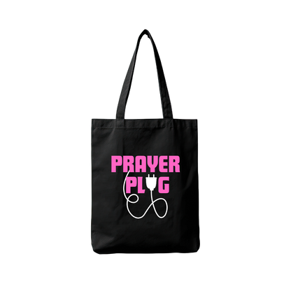 Prayer Plug Tote Bag
